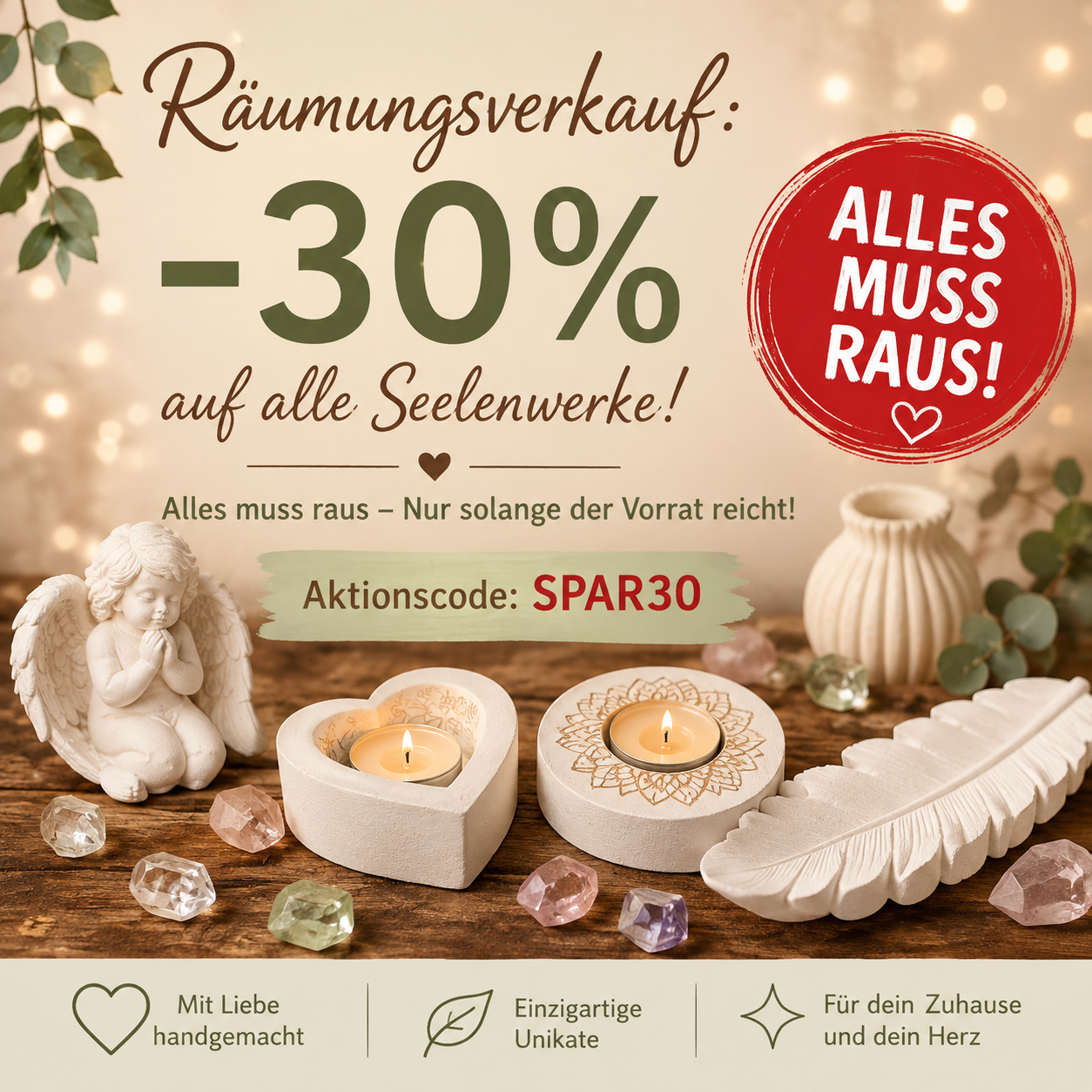 🏷️ 30% auf Seelenwerke | Code: SPAR30
