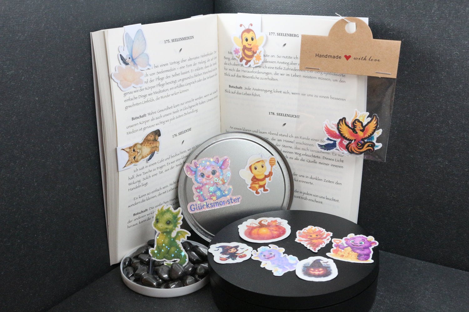 Seelenbegleiter "Sticker und Lesezeichen"