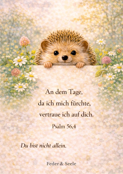 Feder & Seele - Glaubensimpulskarten - Dein stiller Begleiter (15 Herzensbotschaften |  PDF-Download)
