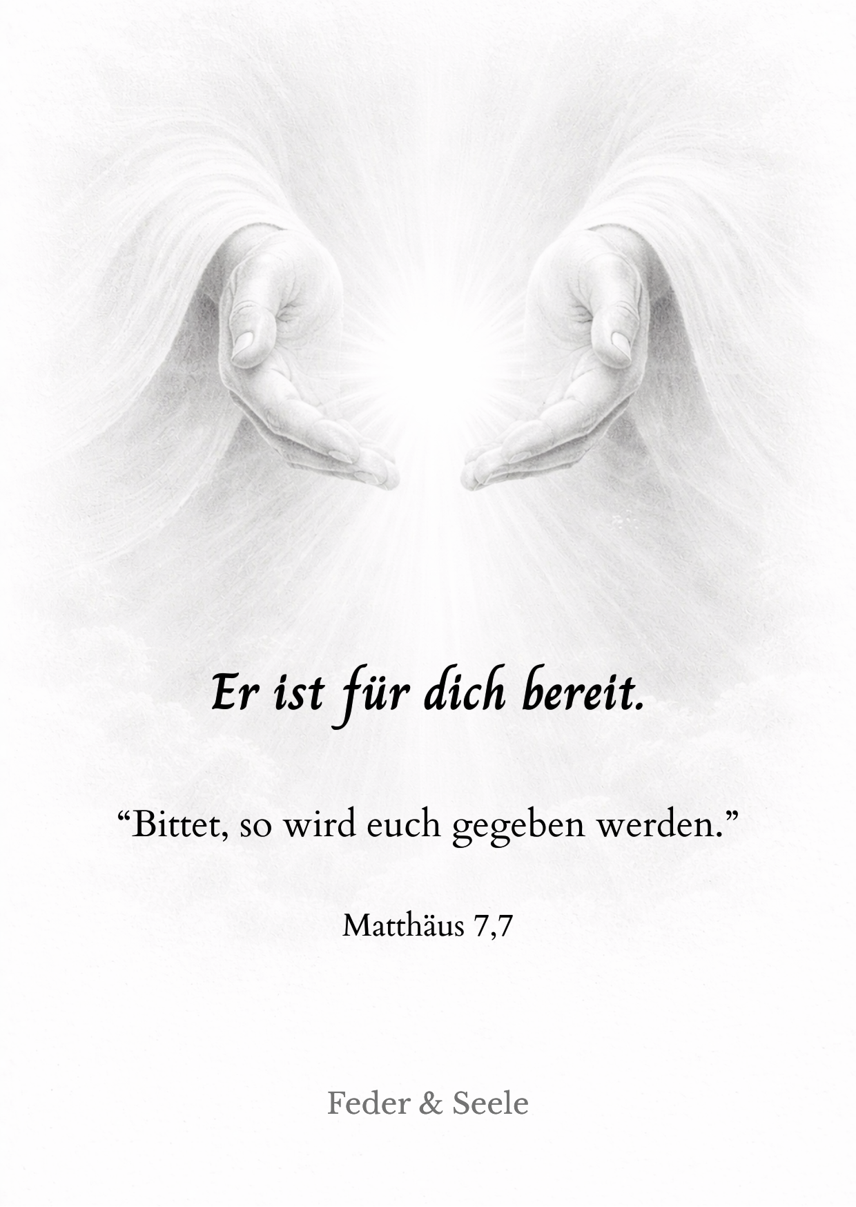 Feder & Seele - Haltkarten-Set Vol. 1 (10 Gottes Zusagen |  PDF-Download)