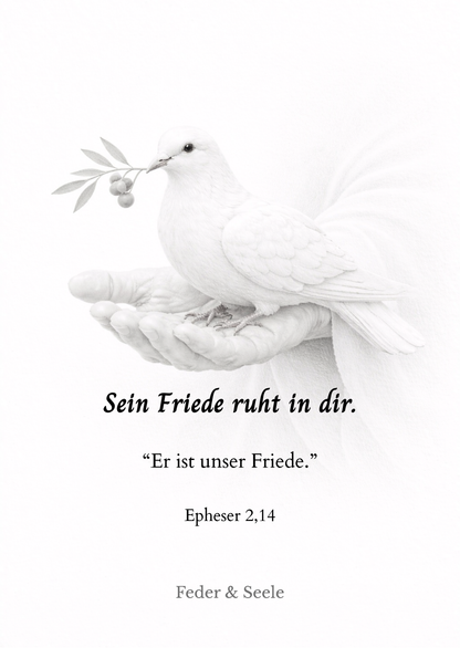 Feder & Seele - Haltkarten-Set Vol. 2 (10 Gottes Zusagen |  PDF-Download)