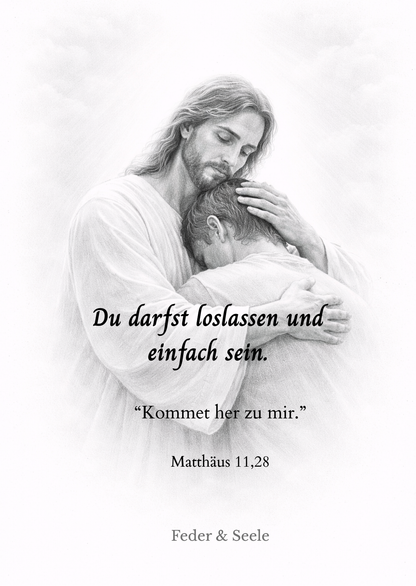 Feder & Seele - Haltkarten-Set Vol. 1 (10 Gottes Zusagen |  PDF-Download)