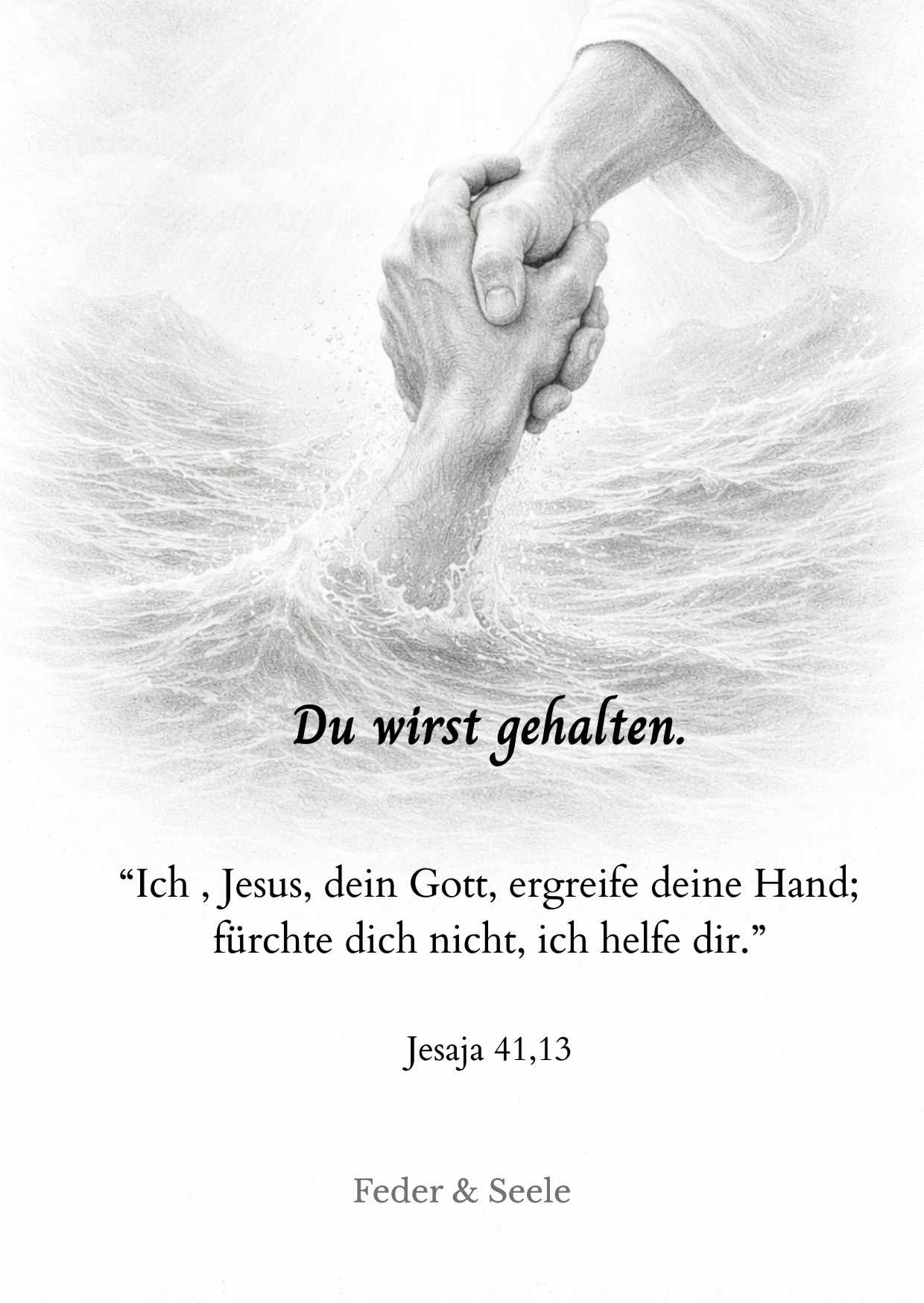 Feder & Seele - Haltkarten-Set Vol. 1 (10 Gottes Zusagen |  PDF-Download)