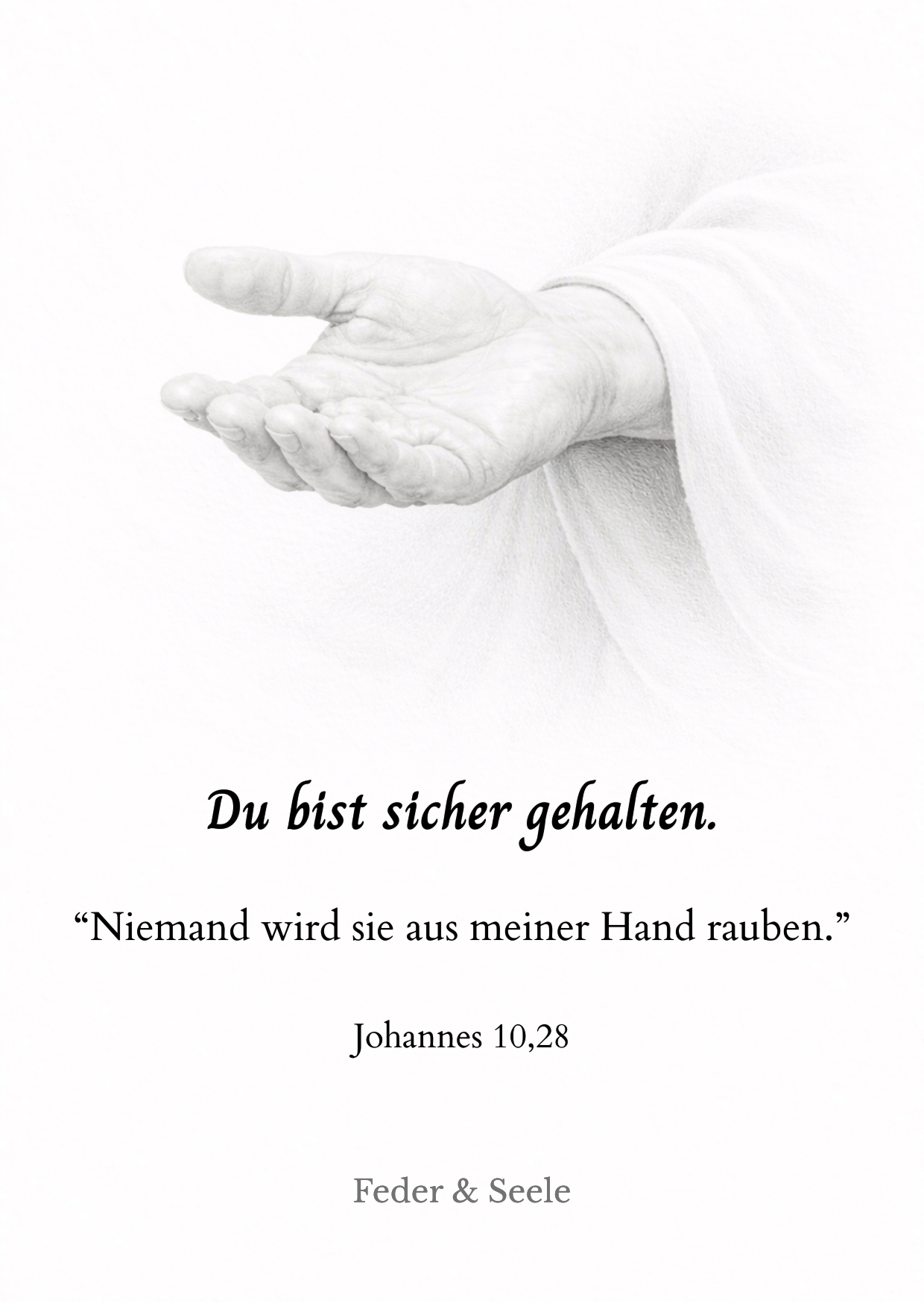 Feder & Seele - Haltkarten-Set Vol. 2 (10 Gottes Zusagen |  PDF-Download)