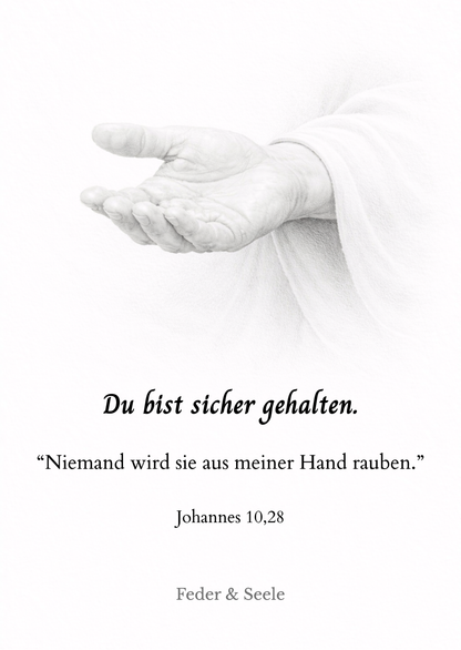 Feder & Seele - Haltkarten-Set Vol. 2 (10 Gottes Zusagen |  PDF-Download)