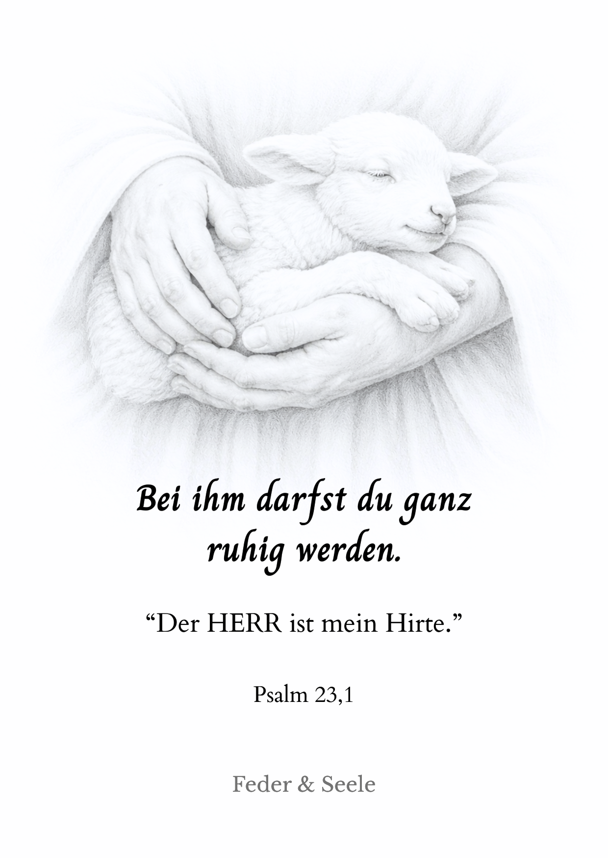 Feder & Seele - Haltkarten-Set Vol. 2 (10 Gottes Zusagen |  PDF-Download)