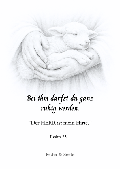 Feder & Seele - Haltkarten-Set Vol. 2 (10 Gottes Zusagen |  PDF-Download)