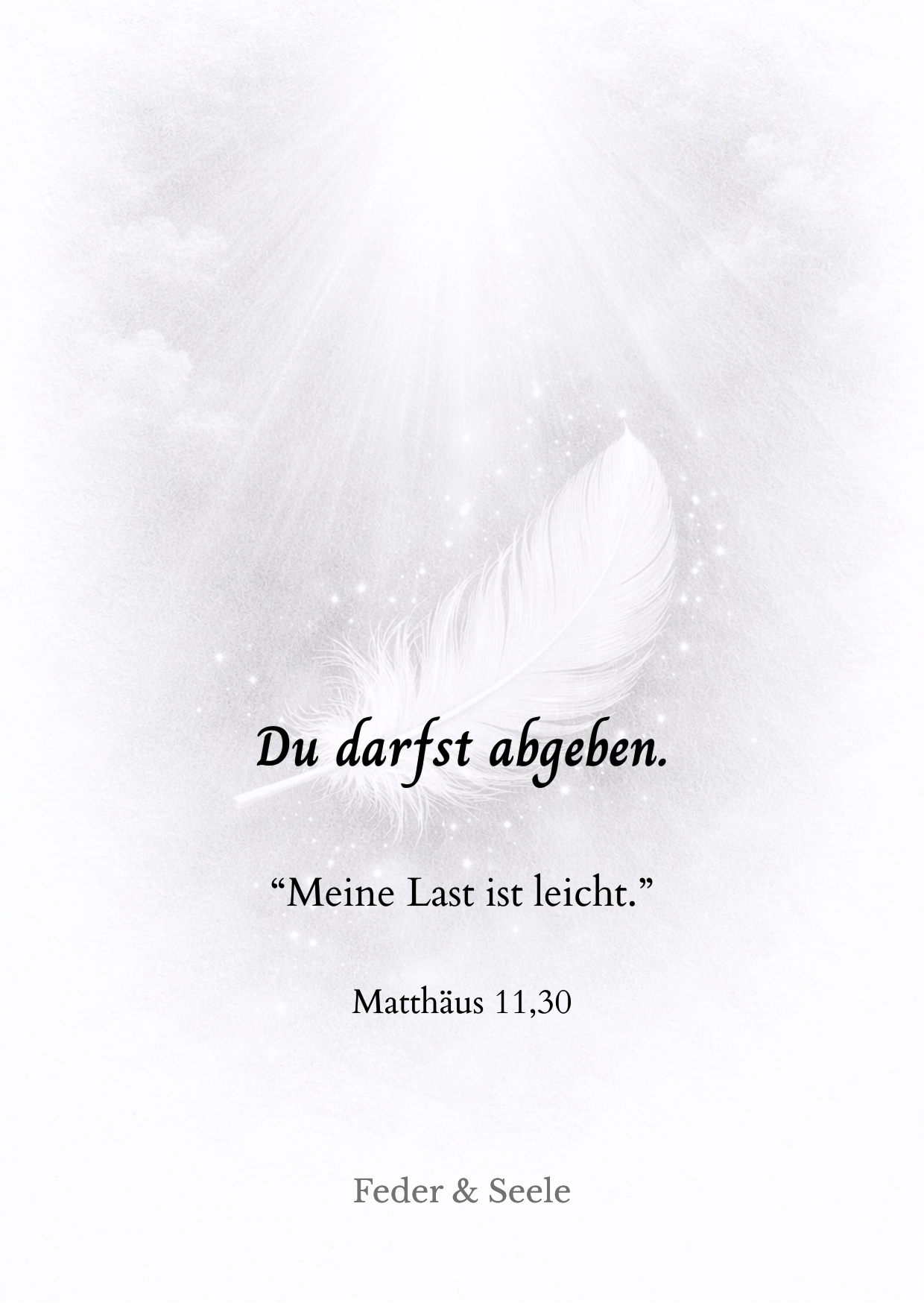 Feder & Seele - Haltkarten-Set Vol. 1 (10 Gottes Zusagen |  PDF-Download)