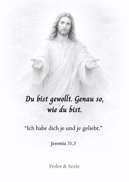 Feder & Seele - Haltkarten-Set Vol. 1 (10 Gottes Zusagen |  PDF-Download)
