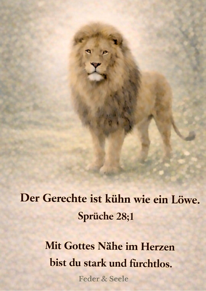 Feder & Seele - Glaubensimpulskarten - Dein stiller Begleiter (15 Herzensbotschaften |  PDF-Download)
