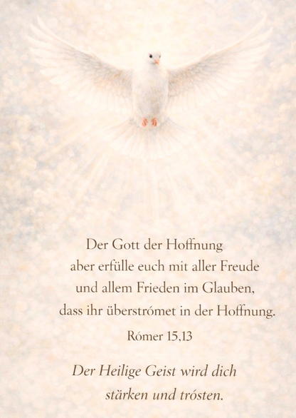 Feder & Seele - Glaubensimpulskarten - Dein stiller Begleiter (15 Herzensbotschaften |  PDF-Download)