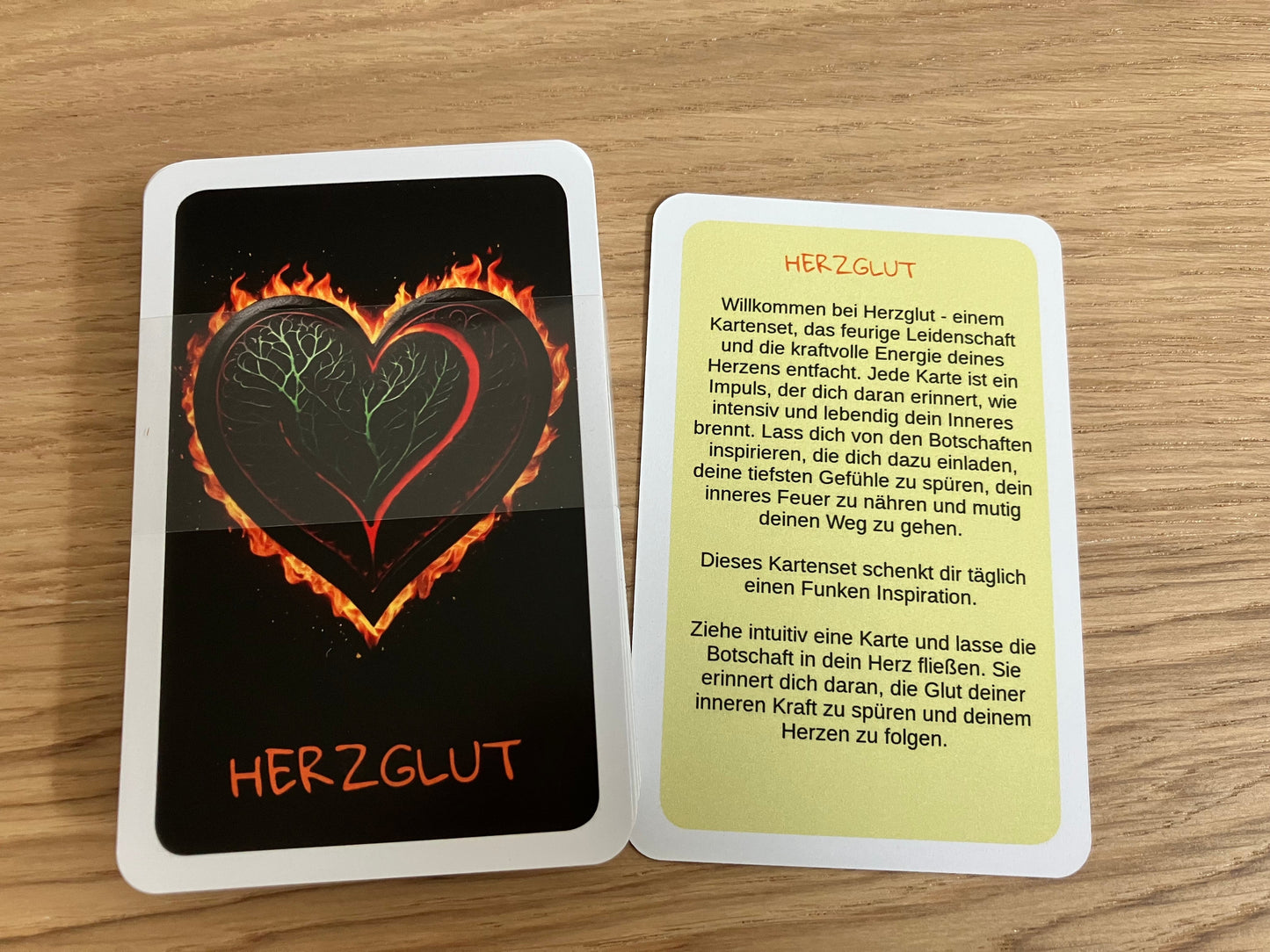 Kartenset "Herzglut"