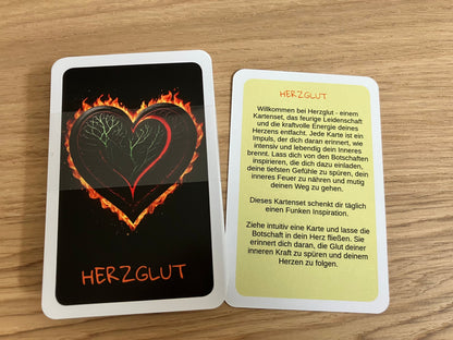 Kartenset "Herzglut"