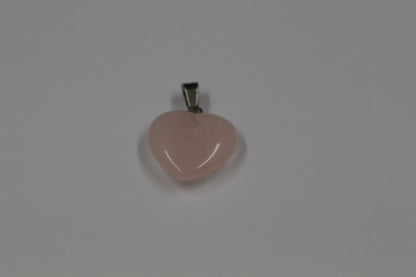 Kette - Rosenquarzherz