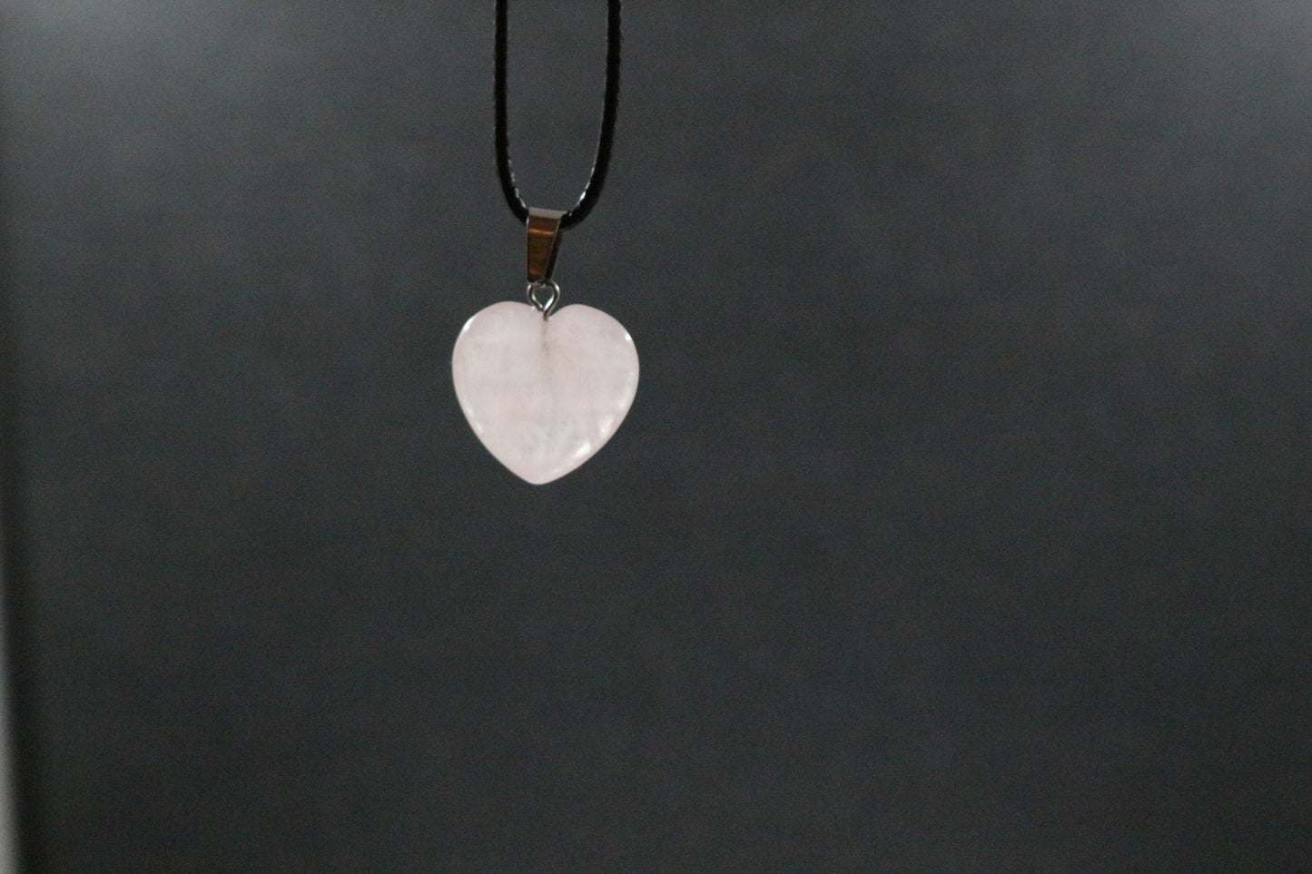 Kette - Rosenquarzherz