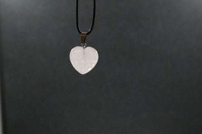 Kette - Rosenquarzherz