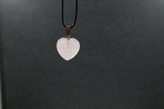 Kette - Rosenquarzherz