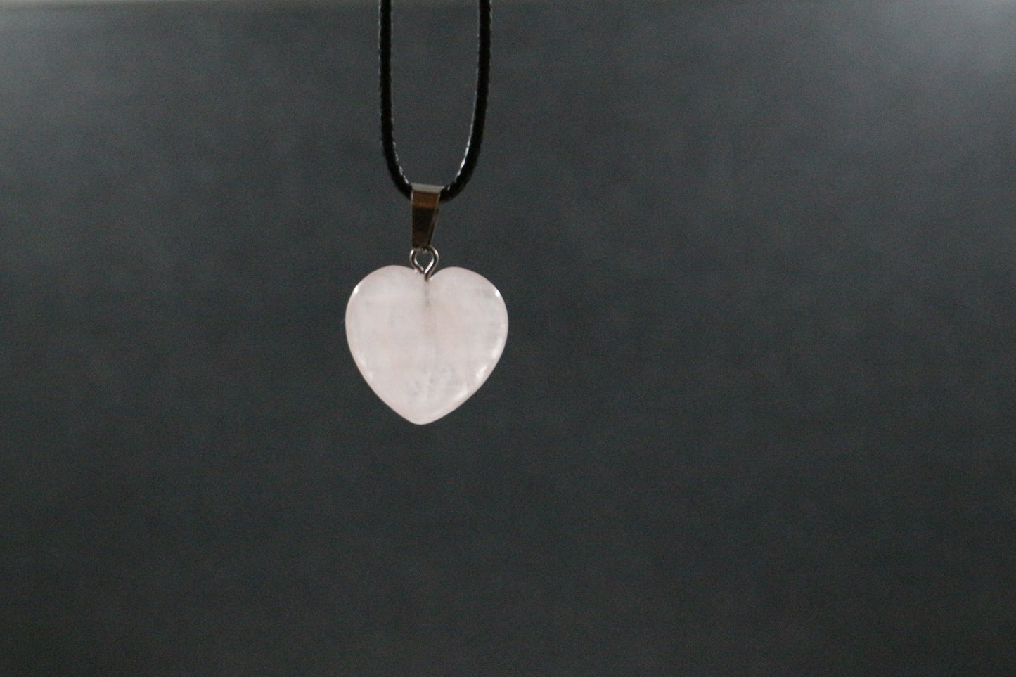 Kette - Rosenquarzherz