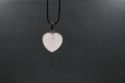 Kette - Rosenquarzherz