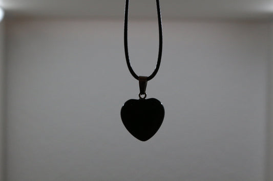 Kette - Obsidianherz