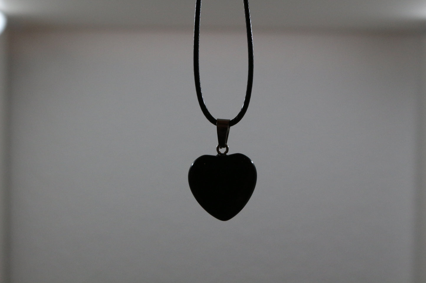 Kette - Obsidianherz