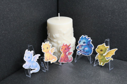 Sticker oder Lesezeichen "Drachenfeder"