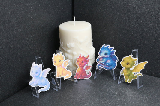 Sticker oder Lesezeichen "Drachenfeder"