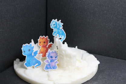 Sticker oder Lesezeichen "Drachenfeder"