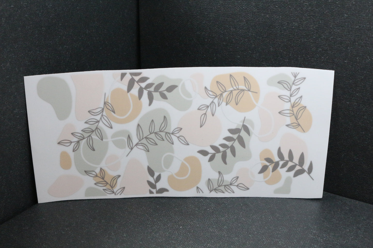 Vinylaufkleber "Flowers" - Einzelkauf für Trinkgefäße