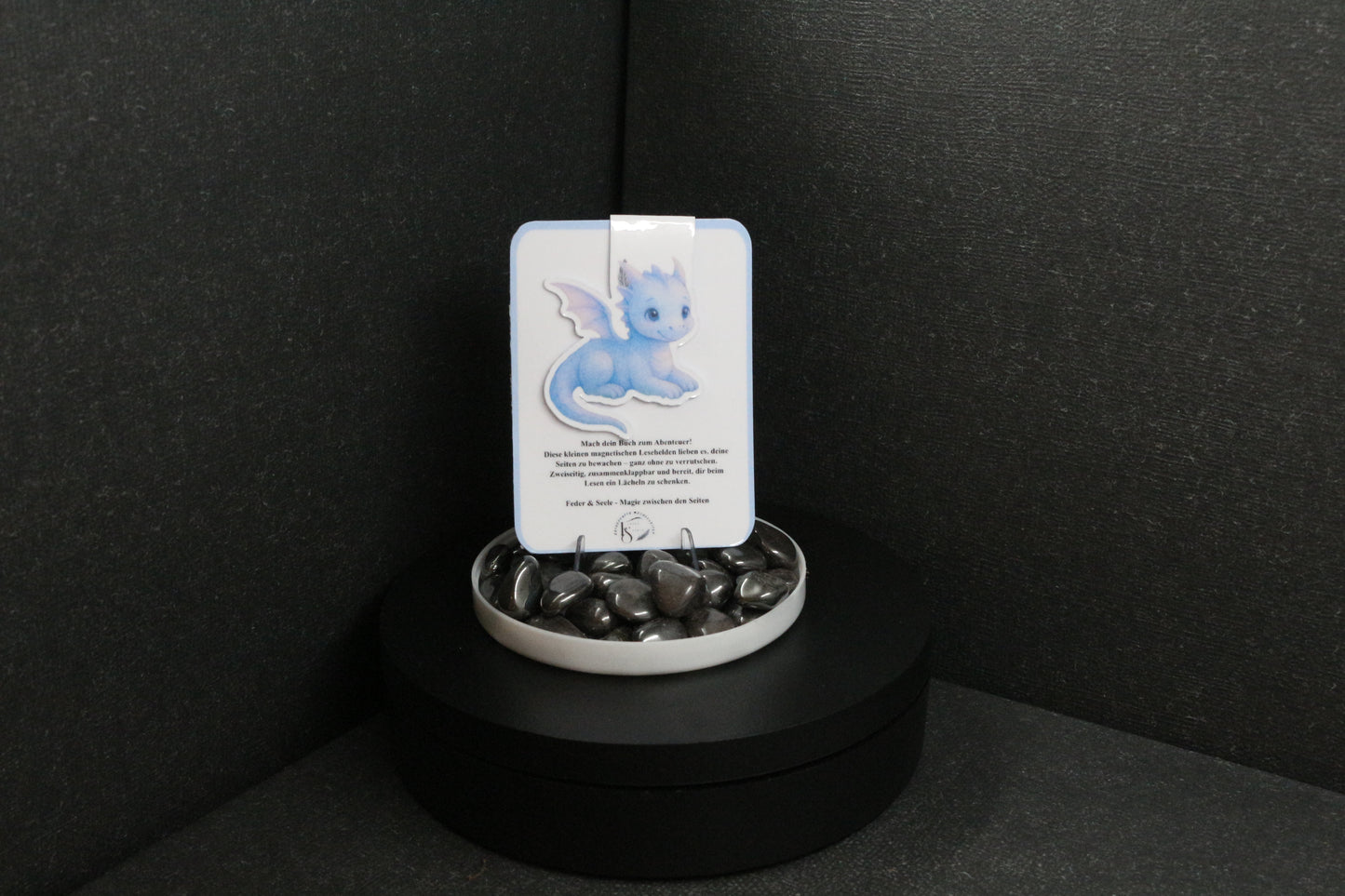 Sticker oder Lesezeichen "Drachenfeder"