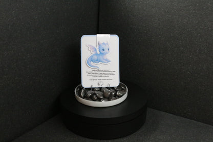 Sticker oder Lesezeichen "Drachenfeder"