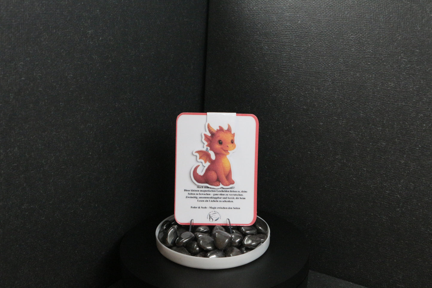 Sticker oder Lesezeichen "Drachenfeder"