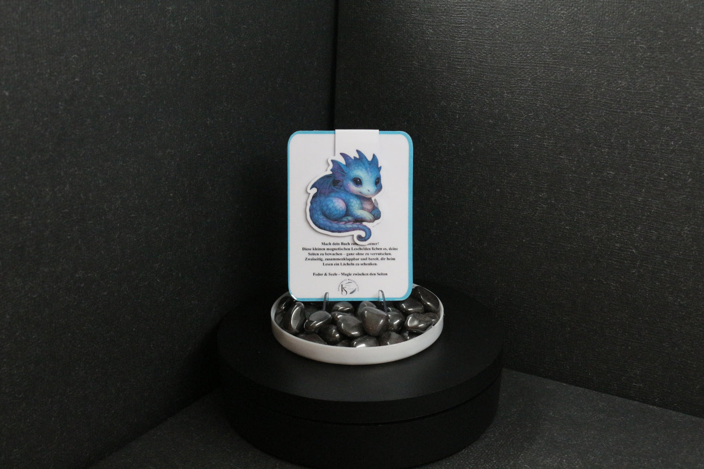 Sticker oder Lesezeichen "Drachenfeder"