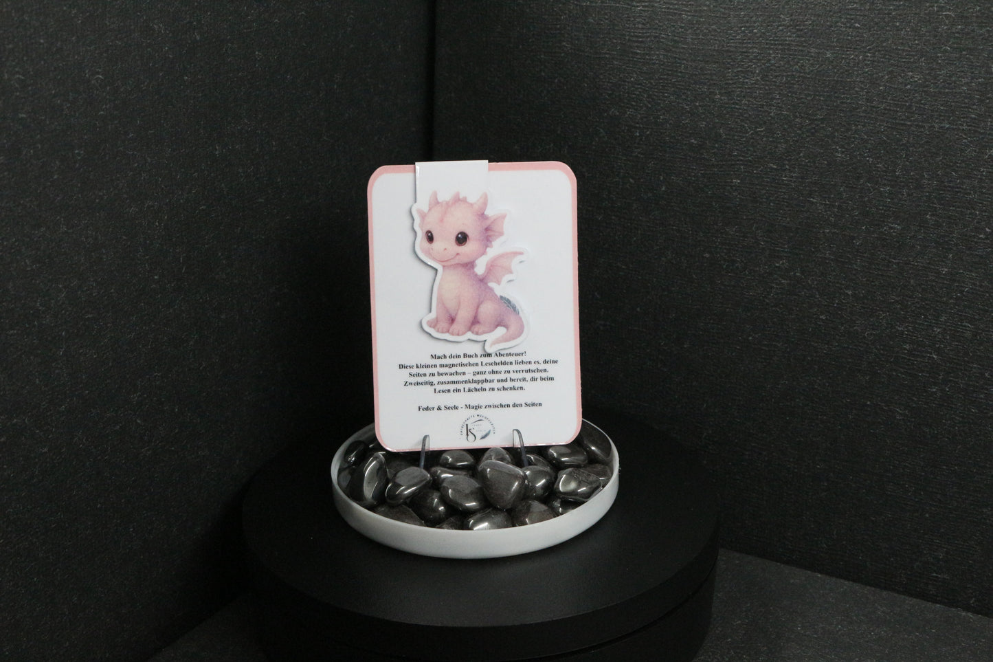 Sticker oder Lesezeichen "Drachenfeder"