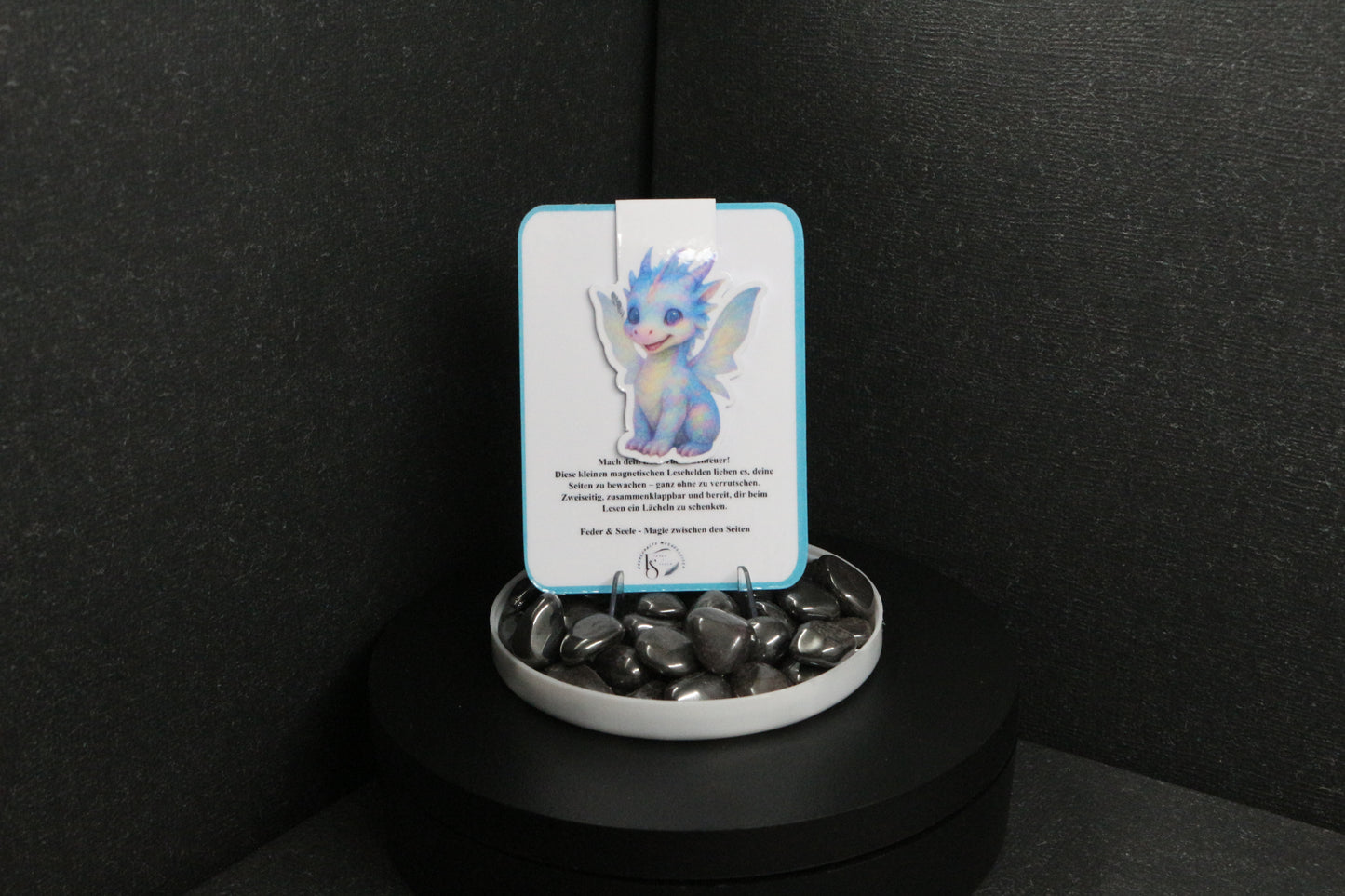 Sticker oder Lesezeichen "Drachenfeder"