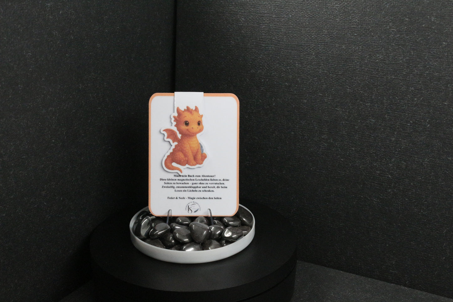 Sticker oder Lesezeichen "Drachenfeder"