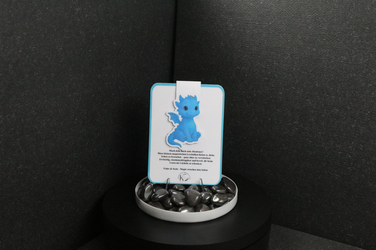 Sticker oder Lesezeichen "Drachenfeder"