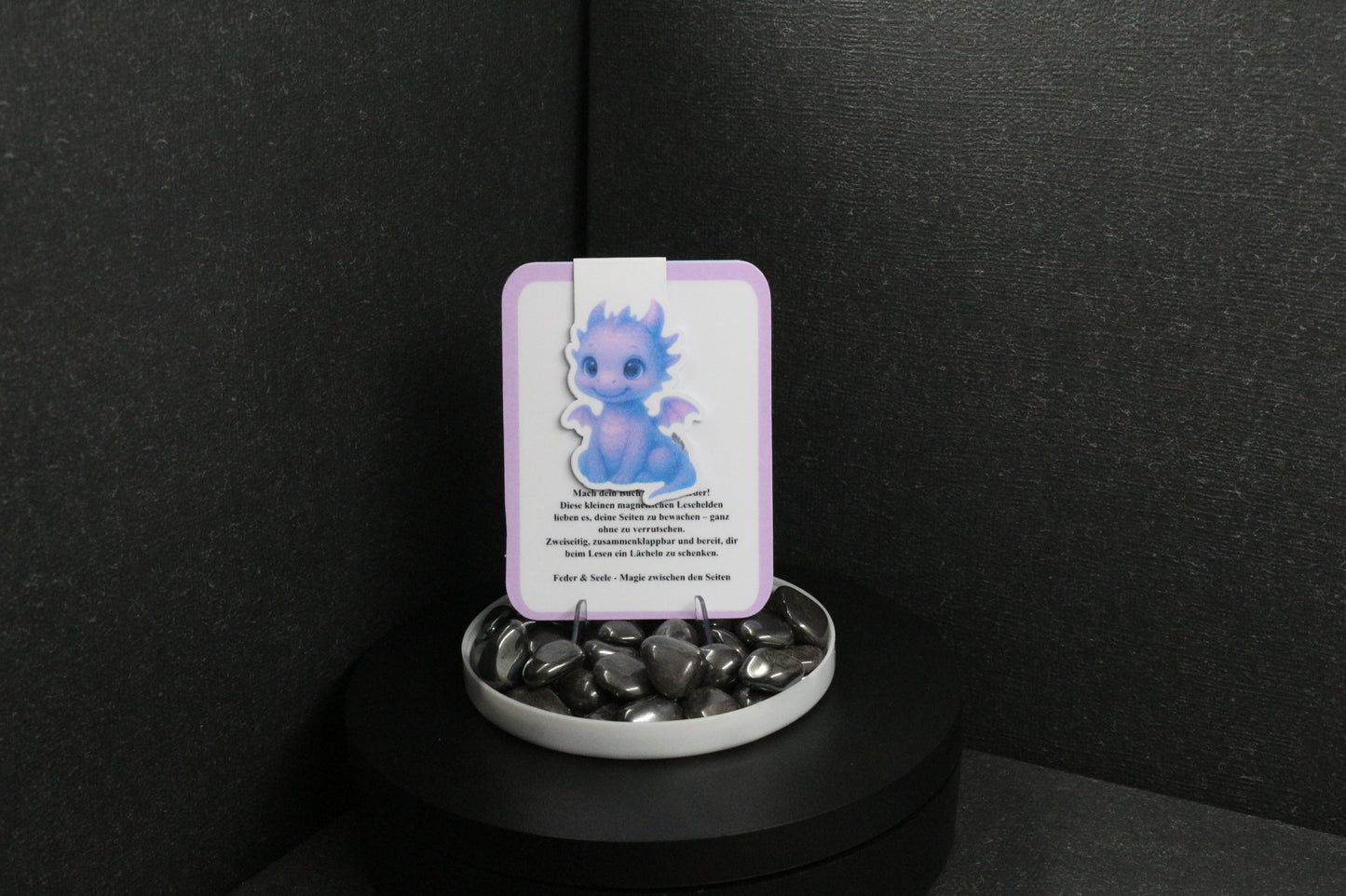 Sticker oder Lesezeichen "Drachenfeder"