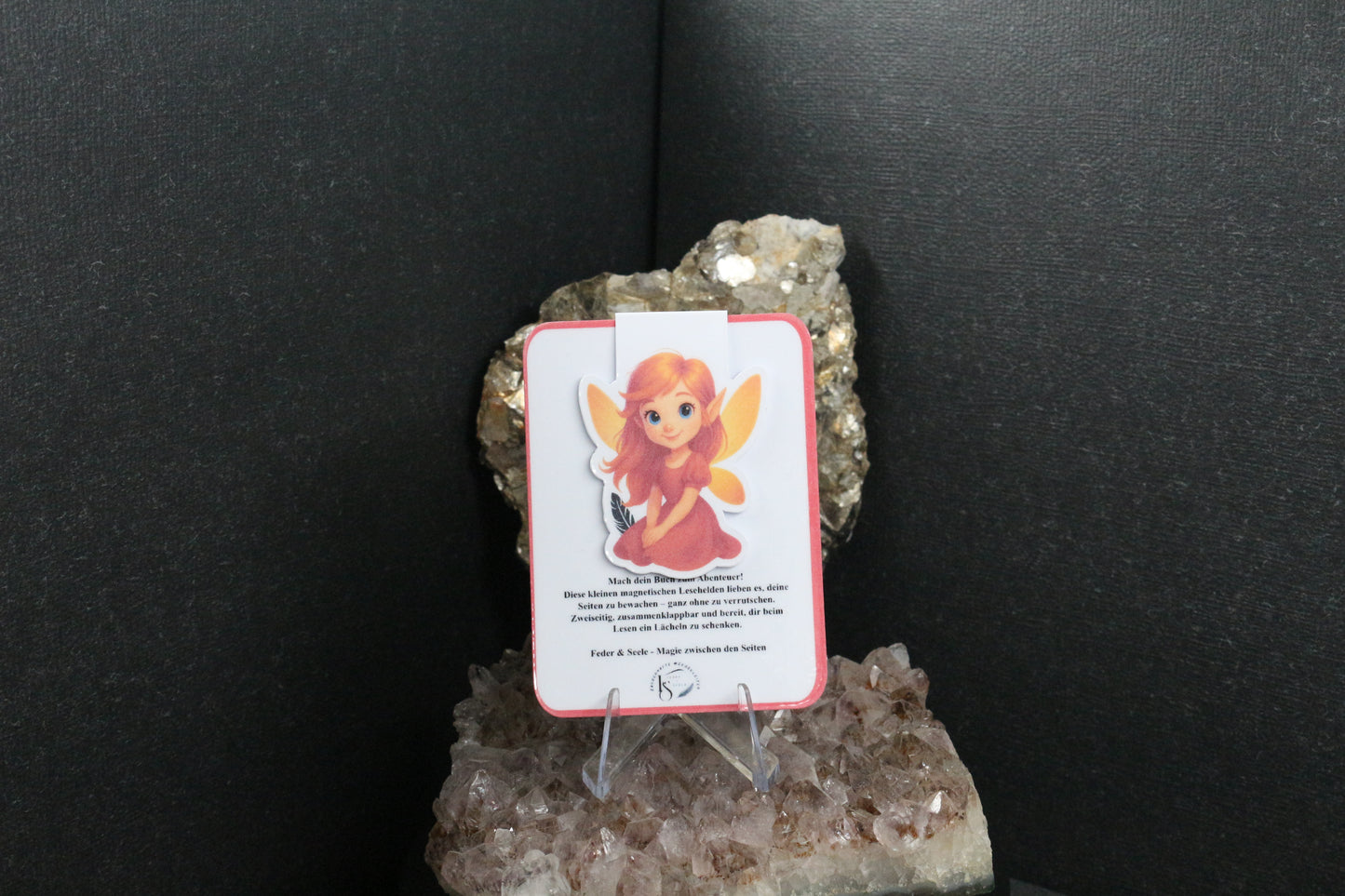 Sticker oder Lesezeichen "Federflügel"