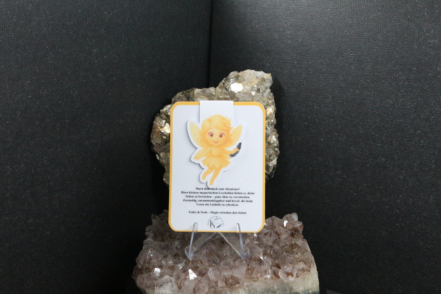 Sticker oder Lesezeichen "Federflügel"