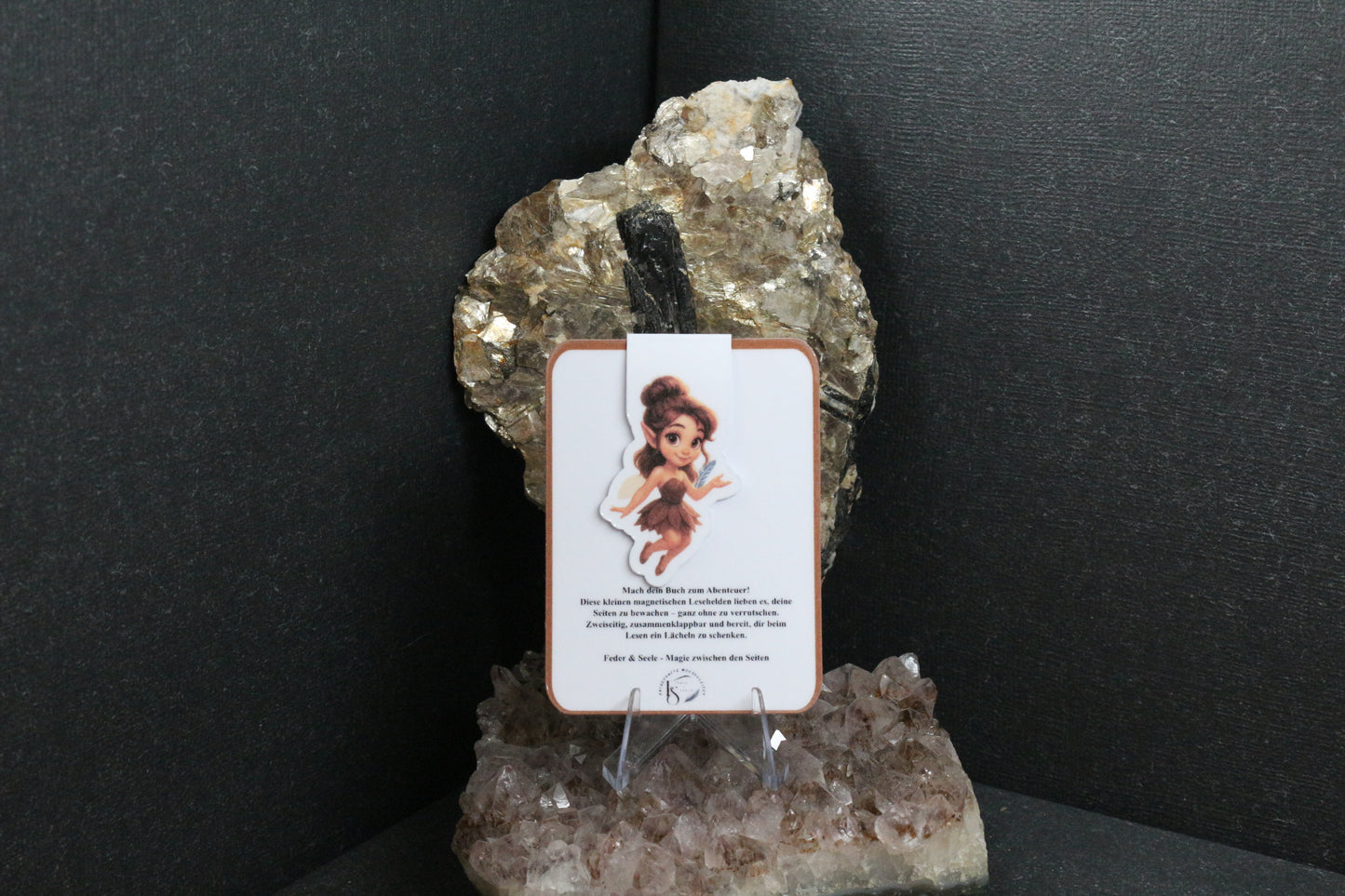 Sticker oder Lesezeichen "Federflügel"