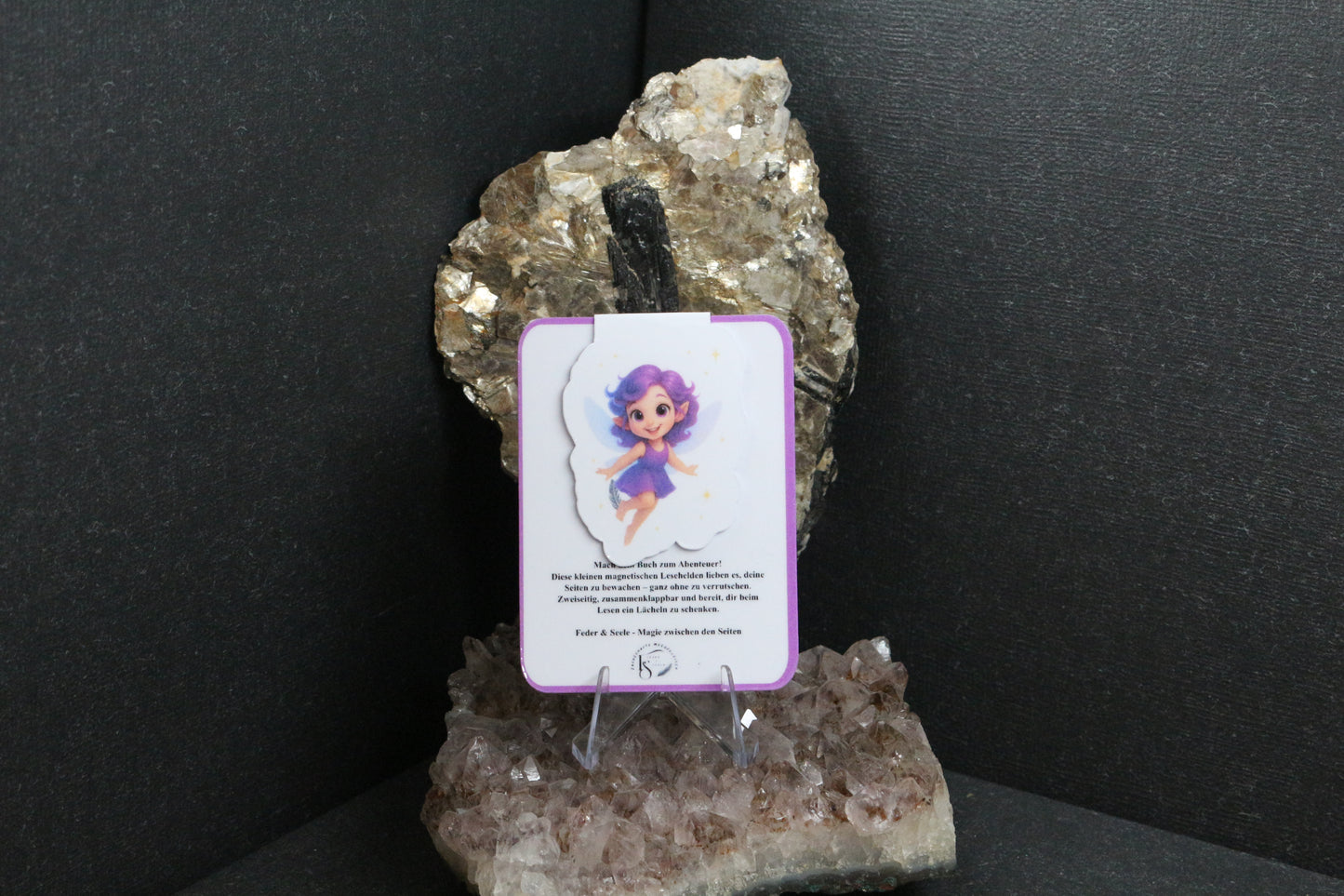 Sticker oder Lesezeichen "Federflügel"