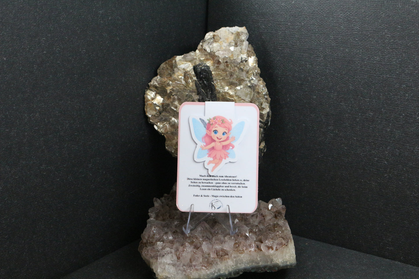 Sticker oder Lesezeichen "Federflügel"