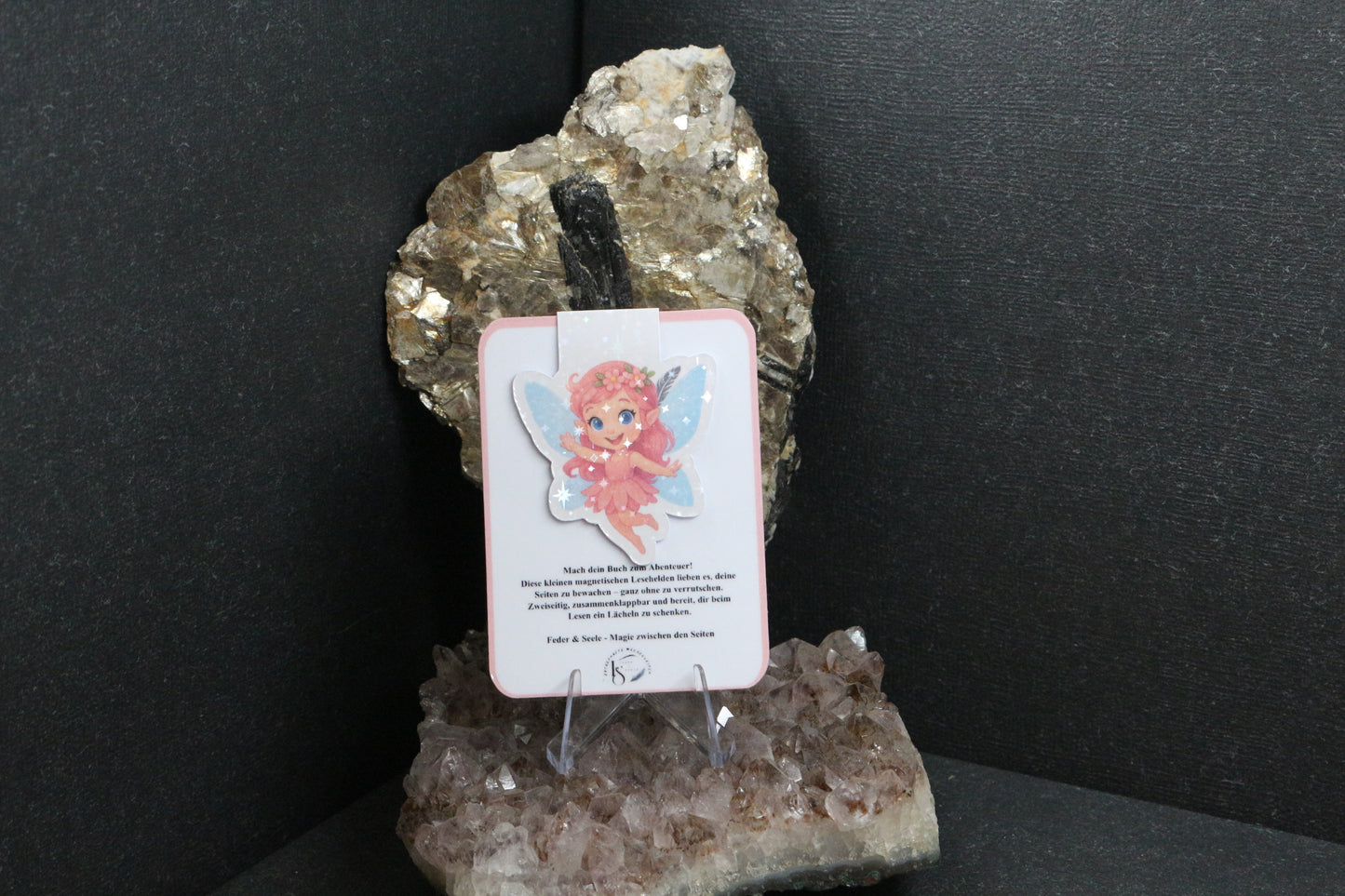 Sticker oder Lesezeichen "Federflügel"