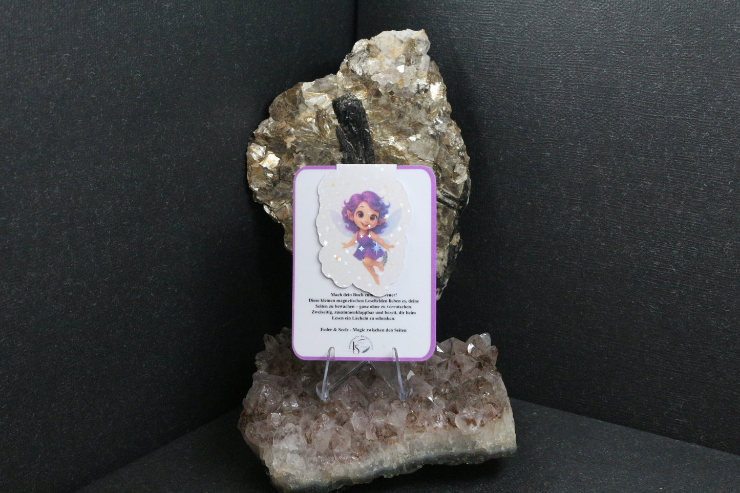 Sticker oder Lesezeichen "Federflügel"