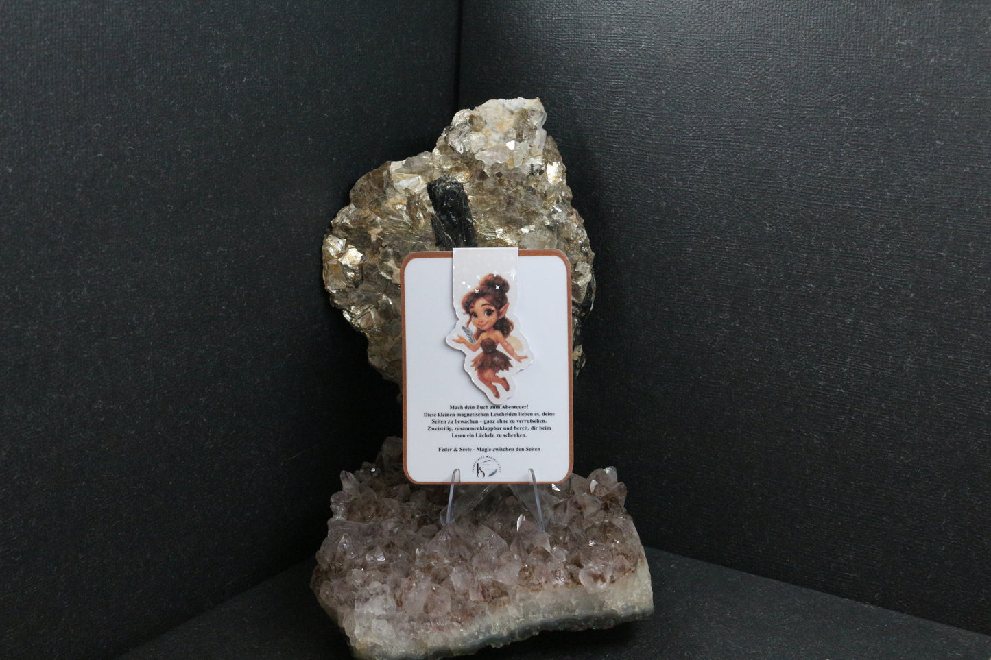 Sticker oder Lesezeichen "Federflügel"