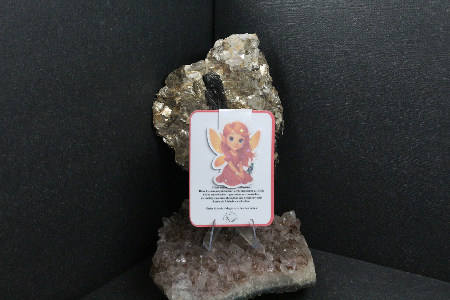 Sticker oder Lesezeichen "Federflügel"