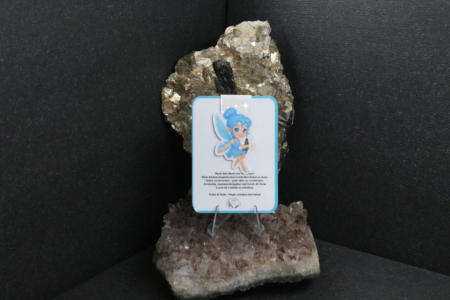 Sticker oder Lesezeichen "Federflügel"