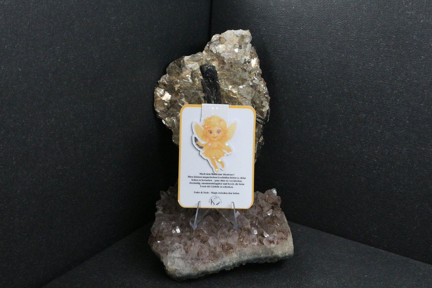 Sticker oder Lesezeichen "Federflügel"