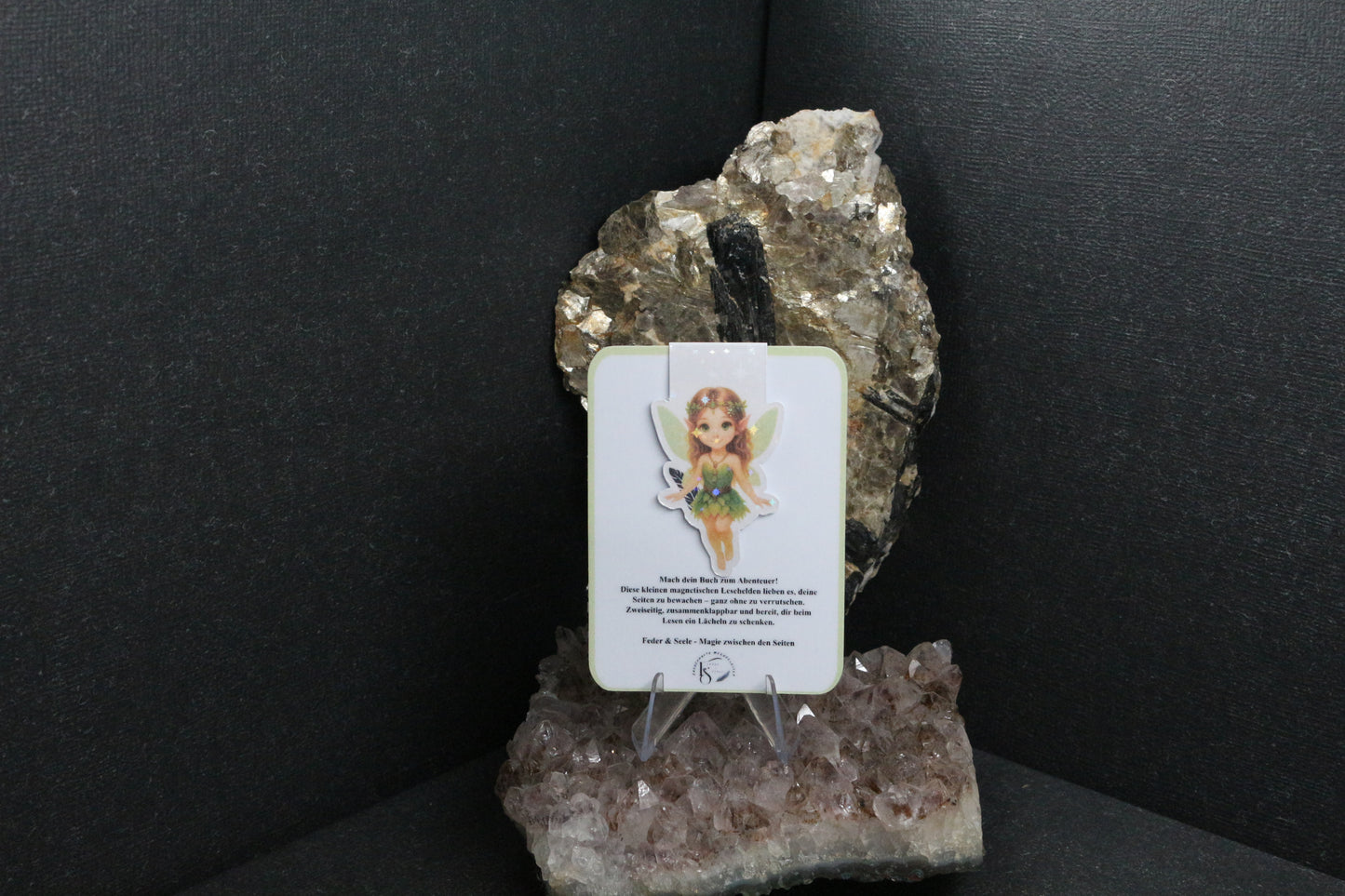 Sticker oder Lesezeichen "Federflügel"